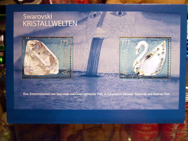 【收藏】奧地利 Swarovski 水晶郵票 @跟澳門仔凱恩去吃喝玩樂